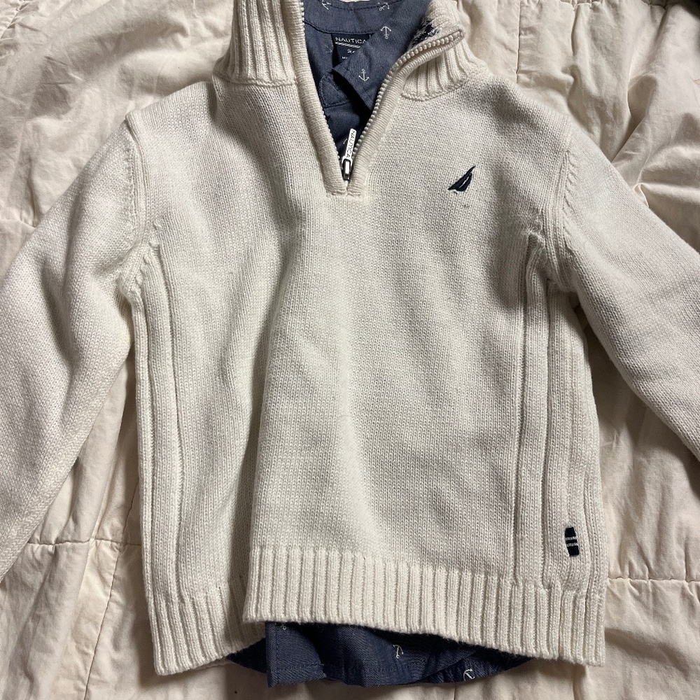 Sweater and Button Down